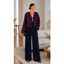 Cng Moda Önü Bağlamalı Kısa Kimono