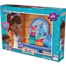 Trendy Pazars DOC714 Doc Mcstuffins 100 Parça Puzzle-Ks Puzzle