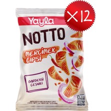 Yayla Notto Barbekü Çeşnili Mercimek Cipsi 55 G X12