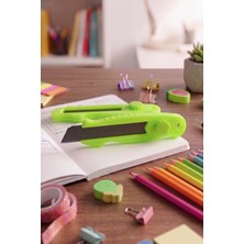 Aysluka Maket Bıçağı – Ergonomik Hobi, Okul ve Ofis Kırtasiye Maket Bıçağı Geniş 18MM Neon Yeşil