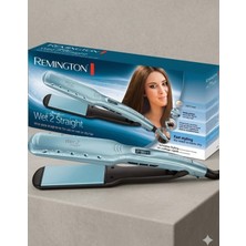 Remington S7350 WET2STRAIGHT Geniş Plakalı Saç Düzleştirici Seramik Malzeme ile 10 Isı Ayarı
