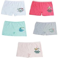 Dondeza 6'lı Paket Kız Çocuk Boxer