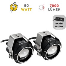 Knmaster Gravox 80W 3 Renkli Motosiklet LED Sis Farı