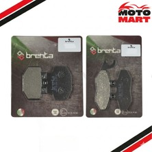 Vespa Gts 125 Ön ve Arka Balata Takımı Brenta BRT0086
