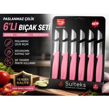 Sulteks Meyve & Sebze Bıçağı 6lı Çelik Paslanmaz