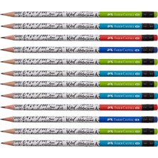 Faber-Castell Yuvarlak Kurşun Kalem 12'li Paket Silgili Renkli Kırtasiye Ürünleri