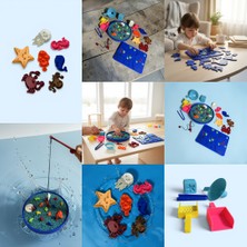 Major Hobi Deniz Hayvanları Eğitici Puzzle Seti Çocuk Gelişim Oyunu - 3D Baskı