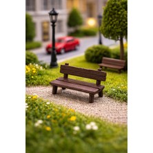 Aysluka Maket Bank, Minyatür Bank 6X3,5X3CM 1 Adet , Maket - Teraryum ve Minyatür Müze Için Bank 1/25 Ölçek
