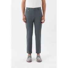 Sabri Özel Erkek Haki Normal Kesim Regular Fit Yan Cep Normal Bel Chino Pantolon