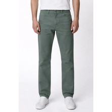 Sabri Özel Giotelli Erkek Haki Dar Kesim Slim Fit Dokuma Beş Cep Normal Bel Pantolon