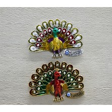 Sora Home Swarovski Taşlı Tavuskuşu Magnet