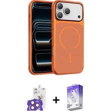 Pileli Store Pilelistore™ iPhone 17 Pro Max Kılıf Kıvılcım Klasik - Siyah Bilvis 5in1 3D Magic Cam Ekran Koruyucu + Bilvis Titan Kamera Lens - Tu