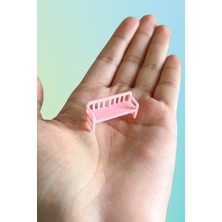 Aysluka 10 Adet 1/50 Ölçek Pembe Maket Bank, Minyatür Bank, Maket - Teraryum ve Minyatür Müze Için Bank