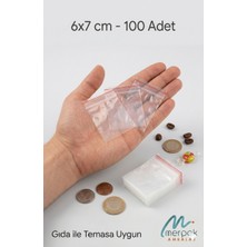 Merpak Ambalaj Kilitli Torba Şeffaf Kilitli Poşet Naylon Torba 100'lü(Tüm Ebatlar)