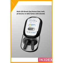İn3dex LED Ekranlı Kablosuz Kulak Içi Kulaklık Seti