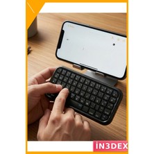 İn3dex Mini Bluetooth Klavye Cep Boyu Telefon Tablet Uyumlu Kablosuz
