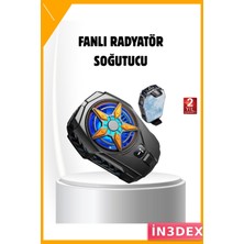 İn3dex Mobil Oyun Telefonu Soğutucu Fan – Sessiz USB Şarjlı Soğutma