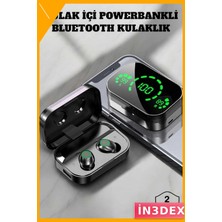 İn3dex Kulak Içi Bluetooth Kulaklık Mikrofonlu Anc Dokunmatik Siyah