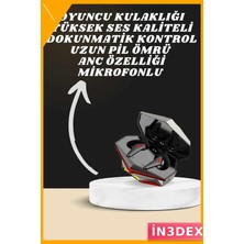 İn3dex Bluetooth Akıllı Saat ve Oyuncu Kulaklığı Seti 7 Kordonlu