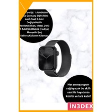 İn3dex Mini Akıllı Saat 10 Serisi Unisex Spor ve Sağlık Takibi