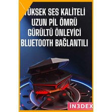 İn3dex Bluetooth Oyuncu Kulaklığı Gürültü Önleyici 45MS Gecikme 3D Ses