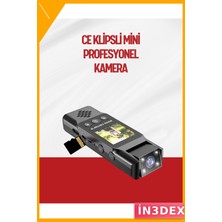 İn3dex Taşınabilir Mini Kamera 3mp Fotoğraf Hareket Algılama 1080P