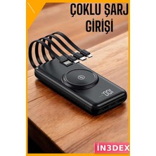 İn3dex 10.000 Mah Taşınabilir Powerbank Hızlı Şarj Dijital Göstergeli