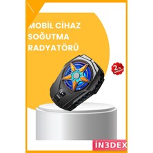 İn3dex Telefon Soğutma Fanı Dijital Göstergeli Evrensel 2 Kademeli Hız