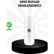 Teknodayım Kablosuz Şarjlı Mini Buhar Nemlendirici – Cilt ve Ortam Için Taşınabilir Akıllı Cihaz