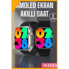 İn3dex Akıllı Saat Arama Cevaplama Gps Adımsayar Nfc Siyah