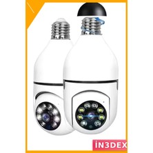 İn3dex 360 Derece Dönebilen Akıllı Wi-Fi Kamera Ptz