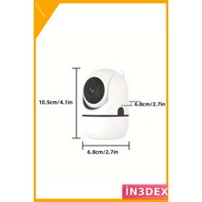 İn3dex Kablosuz Akıllı Güvenlik Kamerası Wi-Fi 4 Hareket Sensörlü
