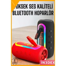İn3dex Taşınabilir Kablosuz Bluetooth Hoparlör Uzun Pil Ömrü Flip6 Max