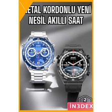 İn3dex Arama Cevaplayan Akıllı Saat Sağlık Takibi Nabız Uyku Spor Modları