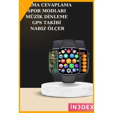 İn3dex Kablosuz Bluetooth Kulaklık ve Akıllı Saat Seti Anc Spor