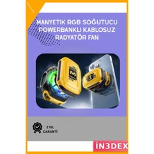 İn3dex Manyetik Telefon Soğutucu 10W Sessiz Yarı Iletken Ios Android