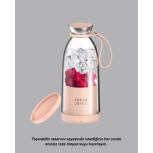 Teknodayım Çevre Dostu Cam Gövdeli Kablosuz Smoothie Blender