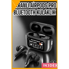 İn3dex Kablosuz Bluetooth Kulaklık Anc Gürültü Engelleme Dijital Ekranlı