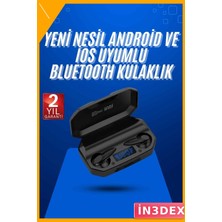 İn3dex Kablosuz Bluetooth 5.2 Oyuncu Kulaklığı G30 Siyah Rgb Işıklı