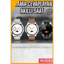 İn3dex Akıllı Saat Sesli Görüşme Gps Takip Adımsayar Nabız Ölçer