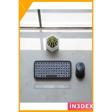 İn3dex Rgb Işıklı Kablosuz Mini Klavye 10 mm Ince Tasarım
