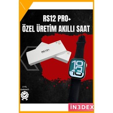 İn3dex Akıllı Saat 45MM 3D Amoled Ekran Titanyum Kasa Bluetooth Arama