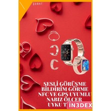 İn3dex Çiftlere Özel Akıllı Saat Seti Erkek Kadın Yeni Nesil