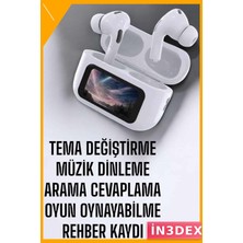 İn3dex Kulakiçi Bluetooth Kulaklık Güçlü Ses Dokunmatik Kontrol Anc