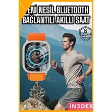 İn3dex Bluetooth Akıllı Saat Amoled Ekran Uyku ve Spor Takibi