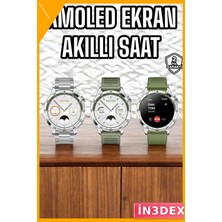 İn3dex Sesli Görüşmeli Akıllı Saat Uyku ve Sağlık Takibi Nfc