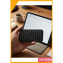 İn3dex Taşınabilir Mini Bluetooth Klavye Kablosuz Cep Boyutu