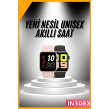 İn3dex Akıllı Saat Dokunmatik Ekran Müzik Kontrol Tema Değiştirme Çağrı Cevaplama