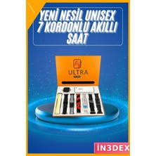 İn3dex Çağrı Cevaplayabilen Unisex Akıllı Saat 7 Kordonlu Müzik Dinleme