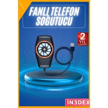 İn3dex Mobil Oyun Telefon Soğutucu Fan Radyatör Taşınabilir